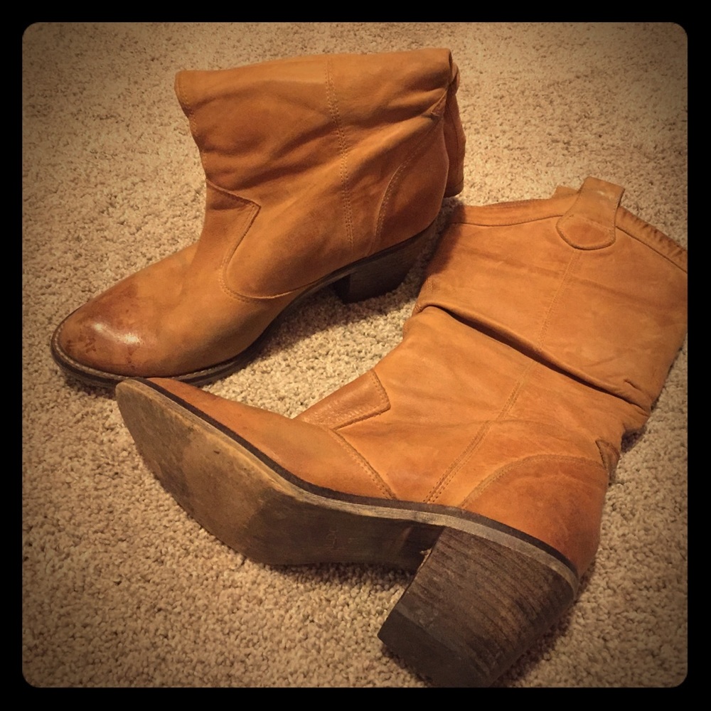 ALDO Brown Cowboy Boots